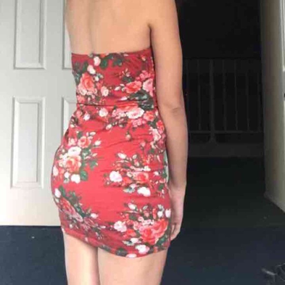 Red Roses Mini Dress - Picture 2 of 3